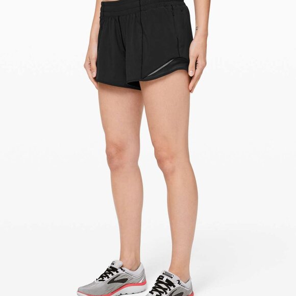 Lululemon Hotty Hot Short II *Long 4", W7ARLT, Black, Size 8 - Picture 5 of 16